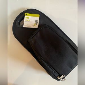 NEW Picnic To-Go TRUE Dine Out Metro Onyx 2-Bottle Picnic Tote